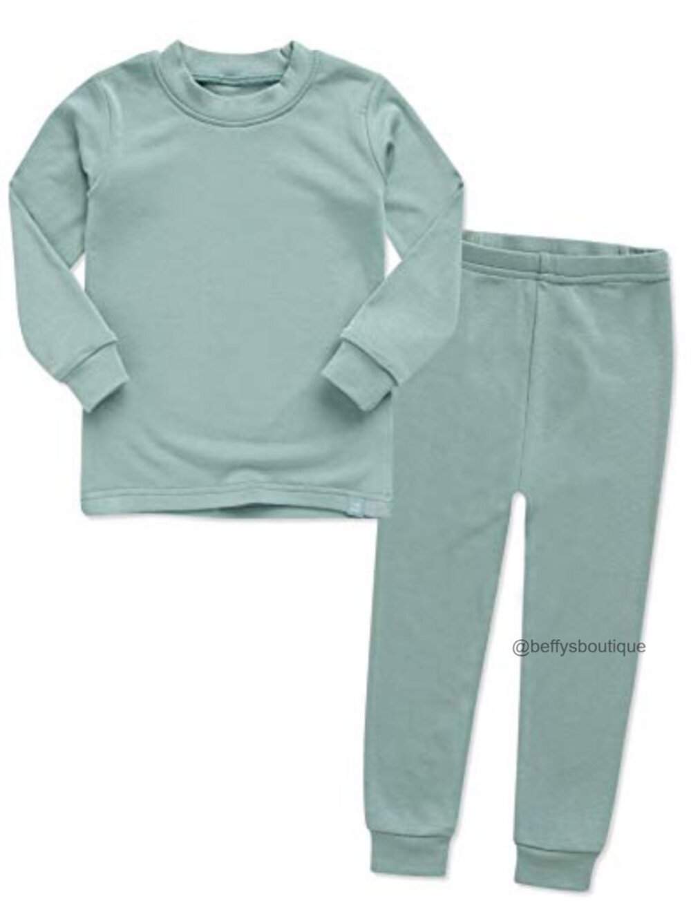 Toddler Girls Boys 2pc Modal Tencel Raglan Pajama Set Sleepwear